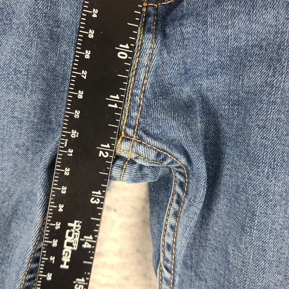 Levi's 505 Jeans Mens 36x32 Blue Regular Fit Straight Leg Medium Wash Denim